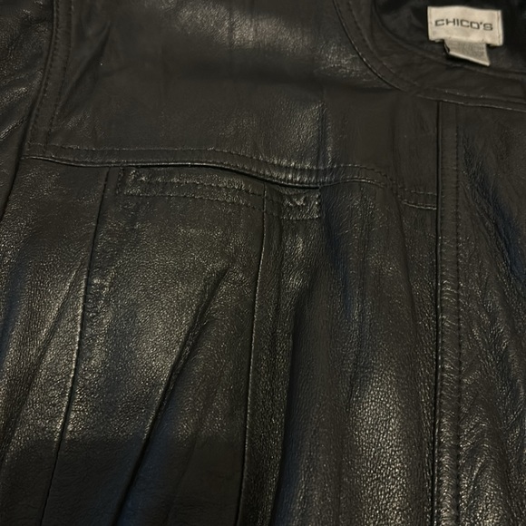 Chicos black leather jacket - Picture 5 of 6